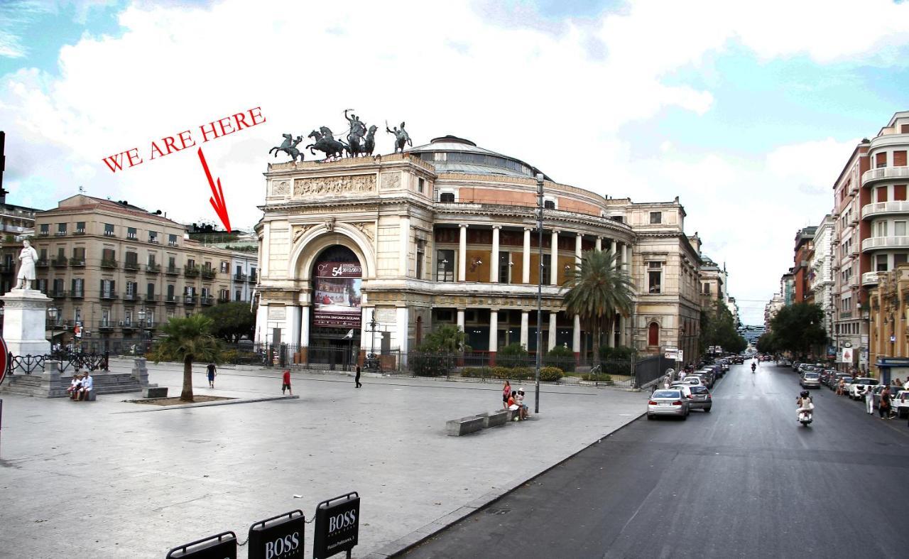 Sweet Politeama Panzió Palermo Kültér fotó